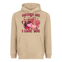 Mushroom concha see te amo  i love you Heavyweight Hoodie - MaliasSmallBusiness