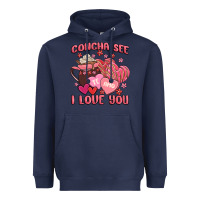 Navy concha see te amo  i love you Heavyweight Hoodie - MaliasSmallBusiness
