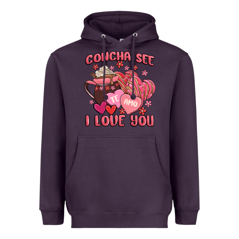 Concha See Te Amo  I Love You Heavyweight Hoodie by MaliasSmallBusiness | Teevron