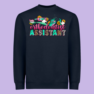 Orthodontist Assistant Heavyweight Sweatshirt Designed By Zillion Design Studio