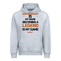 Heather Grey Grandaddy Is My Name Becoming A Legend Is My Game Urban Hoodie - Bettercallsaul
