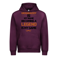 Mauve Wine Grandaddy Is My Name Becoming A Legend Is My Game Urban Hoodie - Bettercallsaul