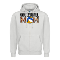 Dove Grey volleyball mom Zipper Hoodie - AdoDesignShop