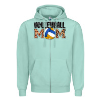 Seafoam volleyball mom Zipper Hoodie - AdoDesignShop