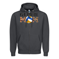 Smoke volleyball mom Zipper Hoodie - AdoDesignShop