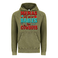 Vintage Olive mamas let your babies be cowboys Vintage Hoodie - texasbilliewilder