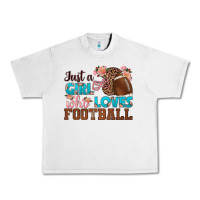 Lunar Rock just a girl who loves football Urban Heavy Tee - HRA Design Shop