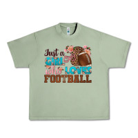 Just A Girl Who Loves Football Urban Heavy Tee | Teevron