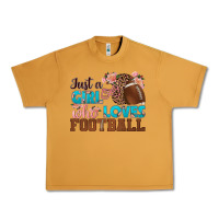 Peanut Butter just a girl who loves football Urban Heavy Tee - HRA Design Shop