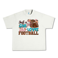 Pistachio just a girl who loves football Urban Heavy Tee - HRA Design Shop