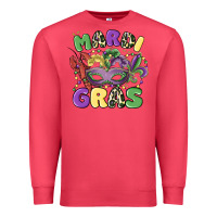 Cardinal mardi gras Premium Sweatshirt - MaliasSmallBusiness