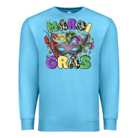 Ocean Blue mardi gras Premium Sweatshirt - MaliasSmallBusiness