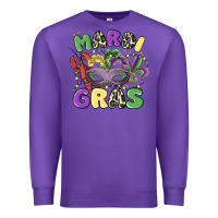Purple mardi gras Premium Sweatshirt - MaliasSmallBusiness