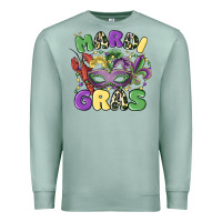 Seafoam mardi gras Premium Sweatshirt - MaliasSmallBusiness
