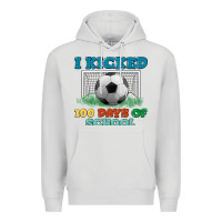 Dove Grey i kicked 100 days of school Premium Hoodie - LillyAllenDesigns