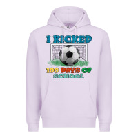 Lilac i kicked 100 days of school Premium Hoodie - LillyAllenDesigns