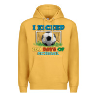 Mustard i kicked 100 days of school Premium Hoodie - LillyAllenDesigns