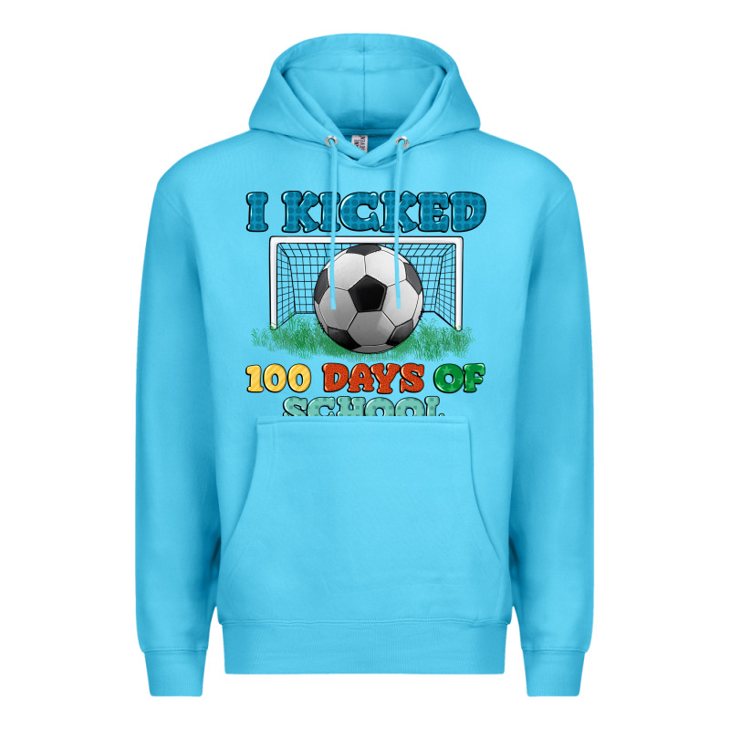 I Kicked 100 Days Of School Premium Hoodie by LillyAllenDesigns | Teevron