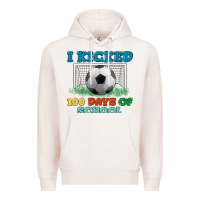 Pale Pink i kicked 100 days of school Premium Hoodie - LillyAllenDesigns
