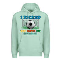 Seafoam i kicked 100 days of school Premium Hoodie - LillyAllenDesigns