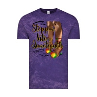 Cloud Purple steppin' into juneteenth heels Vintage Tee - HRA Design Shop
