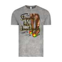 Cloud Rock steppin' into juneteenth heels Vintage Tee - HRA Design Shop