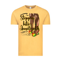 Vintage Mustard steppin' into juneteenth heels Vintage Tee - HRA Design Shop