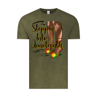 Vintage Olive steppin' into juneteenth heels Vintage Tee - HRA Design Shop