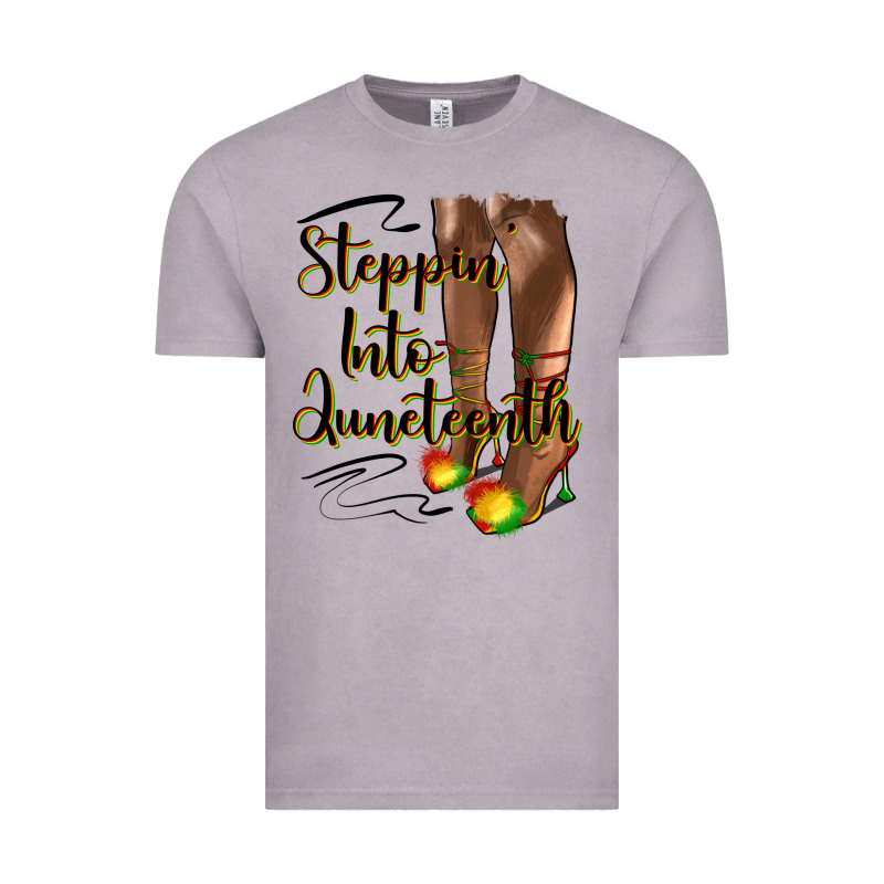 Steppin' Into Juneteenth Heels Vintage Tee by HRA Design Shop | Teevron