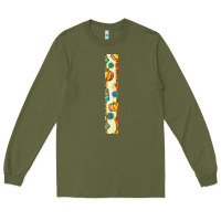 Army Green pumpkin caffee Long Sleeve Tee - BundleAndBundleShop