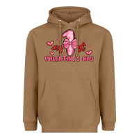 Toasted Coconut my first valentines day Heavyweight Hoodie - MaliasSmallBusiness