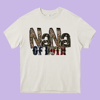 Nana Of Both Heavy Core Tee Designed By Racoondesign