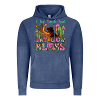 Vintage Denim i just smile and say god bless Vintage Hoodie - Zillion Design Studio