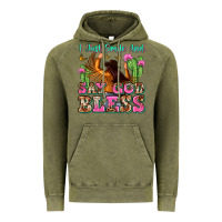 Vintage Olive i just smile and say god bless Vintage Hoodie - Zillion Design Studio