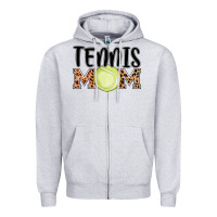 Heather Grey tennis mom Zipper Hoodie - AdoDesignShop