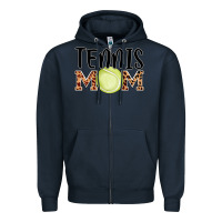 Navy tennis mom Zipper Hoodie - AdoDesignShop