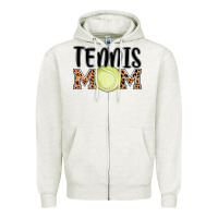 Oatmeal Heather tennis mom Zipper Hoodie - AdoDesignShop