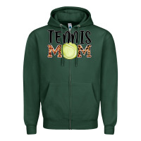 Sports Green tennis mom Zipper Hoodie - AdoDesignShop