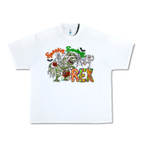 White spooky sourus Urban Heavy Tee - CowhideDigitalArt