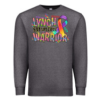 Charcoal Heather lynch syndrome warrior Premium Sweatshirt - NancyCooperArtShop