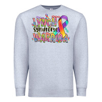 Heather Grey lynch syndrome warrior Premium Sweatshirt - NancyCooperArtShop