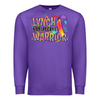 Purple lynch syndrome warrior Premium Sweatshirt - NancyCooperArtShop