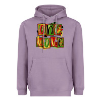 Lavender one love juneteenth Heavyweight Hoodie - MaliasSmallBusiness