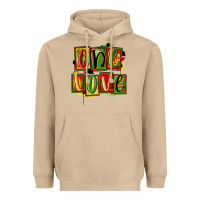 Mushroom one love juneteenth Heavyweight Hoodie - MaliasSmallBusiness