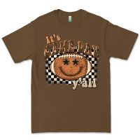 Cacao it's game day y'all football smiley face Premium Tee - BarkalooDesign