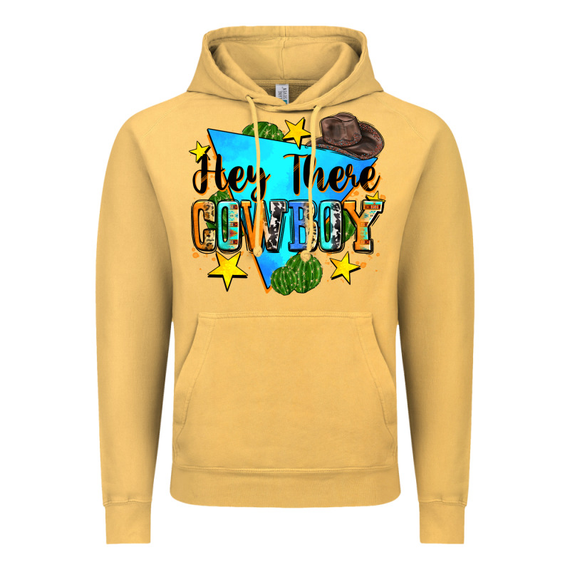 Hey There Cowboy Vintage Hoodie by Zillion Design Studio | Teevron