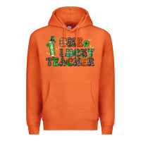 Carrot one lucky teacher Premium Hoodie - LillyAllenDesigns