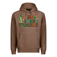 Chestnut one lucky teacher Premium Hoodie - LillyAllenDesigns