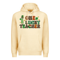 Pina Colada one lucky teacher Premium Hoodie - LillyAllenDesigns