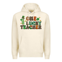 Tofu one lucky teacher Premium Hoodie - LillyAllenDesigns